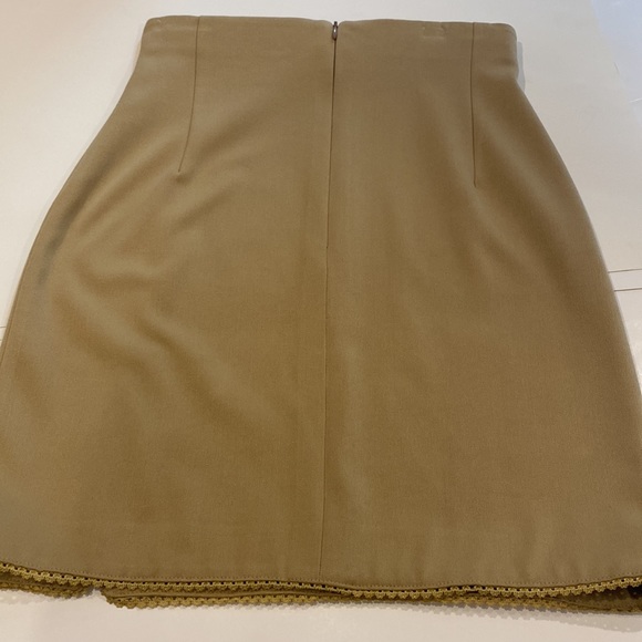 VERTIGO PARIS MADE IN FRANCE FITTED HIGH SLIT SKIRT - Picture 7 of 10